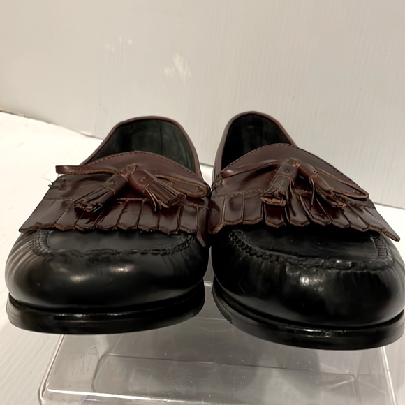🌟Mens Duck Head Black / Brown Leather Tassel Loafer /Dress Shoe size 13 M - Picture 10 of 13